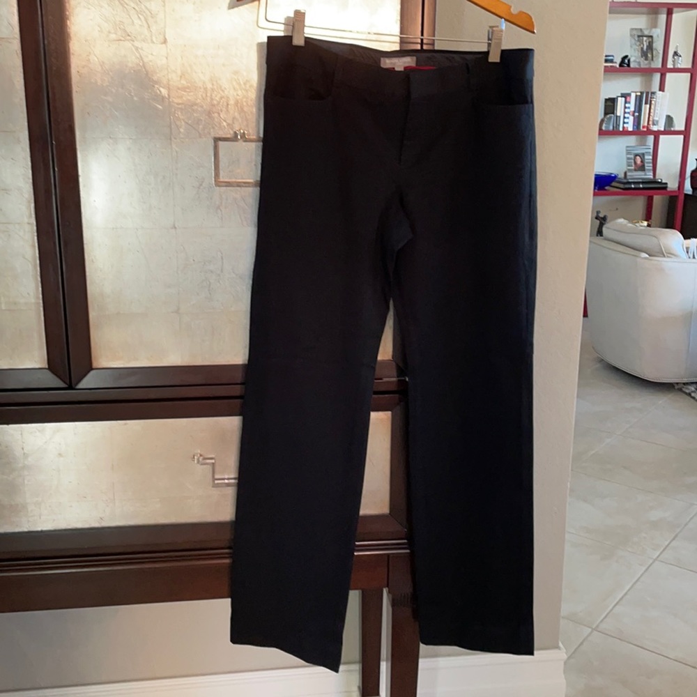 Banana Republic Black size 8 Sloan straight leg pants